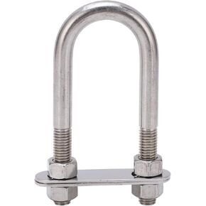 12x130 مم/0.47x5.12in الترباس على شكل حرف U 304 القارب من الفولاذ المقاوم للصدأ القوس القوس العيون باستبدال الأجهزة البحرية لقوارب بوابة المنزل واليخوت in Kuwait