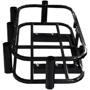 GTW Hitch Mount Cooler Rack & Rod Holder for GTW MACH3 Golf Cart Rear Seats | Compatible with EZGO, Club Car, and Yamaha Golf Cart Models | Fits Any 2 inch Receiver