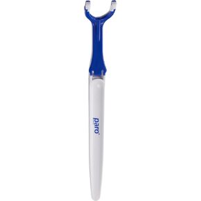 Paro Dental Floss Holder, The Perfect Grip Reusable Flosser Handle for Oral Cleaning, Refillable and Easy to Clean, Works Best with Riser Floss
