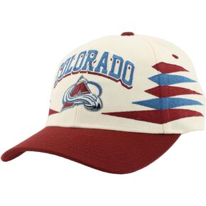 ZHATS Standard NHL Officially Licensed Hat Competitor Retro Diamond, Ivory, One Size