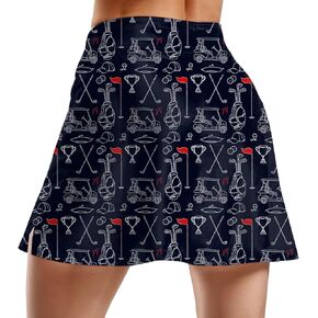 ukoyhga Golf Skirts for Women Tennis Skirt Skorts with Pockets High Waisted Athletic Dress Shorts Summer Outfit