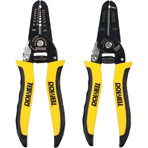DOWELL 10-22AWG+22-30AWG Wire Stripping Tool Wire Stripper Cutter Pliers Tool Multi-Function Hand Tool for Electrician 2-Piece