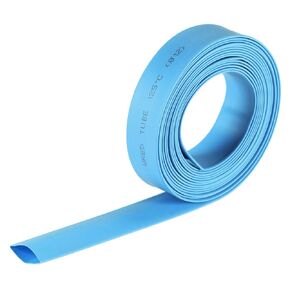 uxcell Heat Shrink Tubing, 1/2"(12mm) Dia 20mm Flat Width 2:1 Rate Shrinkable Tube Cable Sleeve 10ft - Blue