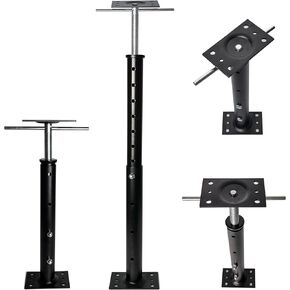 House Jacks for Leveling, Adjustable Jack Post 19" -36" Basement Floor Jack, Screw Floor Jack Post Supports Stabilizer Jacks for House Foundation, Stairs, Porches, Roof Beams