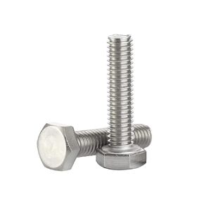 10 Pcs M8 Hex Bolts M8-1.25 x 75mm Hex Head Screw Bolts Hexagon Screws 304 Stainless Steel M8-1.25 Hex Bolt Metric Machine Fully Threaded Hex Tap Bolts