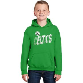 Outerstuff Boston Celtics Youth Boys Size Playground Logo Pullover Fleece Hoodie