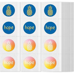 Geiserailie 80 Pcs IVF Circle Bandages Fabric Spot Adhesive Bandages 1 Inch Round IVF Bandages with Pineapple Pattern Spot Bandages IVF Essentials for Women IVF Ttc Gifts Wound Care Small Incisions