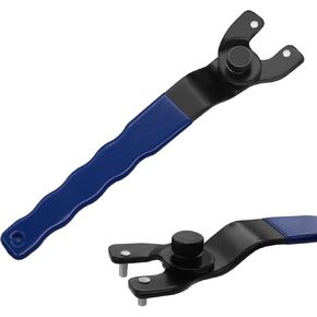 Grinder Wrench Universal Adjustable Grinder Spanner ​Wrench,Lock-nut Grinder WrenchSuitable for 4 ",5", 6 ",7" and 9" Angle Grinders O-K-023-B