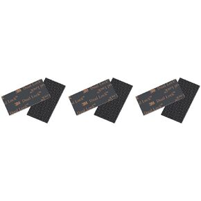 6 Pcs Heavy Duty 1in x 2in Dual Lock Fastener Mounting Tape – Interlocking Tape for EZ Pass Use, Suitable for Indoor and Outdoor Applications – Black