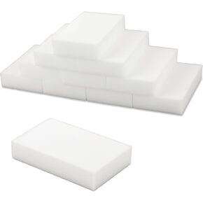 10Pcs Melamine Sponges for Multi-Purpose Cleaning Extra Thick and Long Lasting Kitchen Sponges Magic Sponge Erasers for Bathtub, Floor, Baseboard, Bathroom, Kitchen and Wall Cleaner