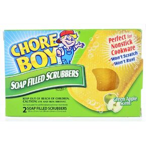 Chore Boy Soap Filled Scrubbers - 2 ct