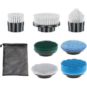 Electric Spin Scrubber Replacement Brush Heads, 7 Pcs Set Suitable for Generic Scrubber, for Bathroom, Kitchen, Shower,Floor Cleaning.