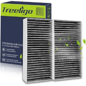 CF10388 Cabin Air Filter Compatible with Nissan & Infiniti Models - Titan 2004-2015, Armada 2005-2015, NV2500 NV3500 2012-2014, QX56 2004-2010 - V8 5.6L Coconut Shell Activated Carbon Filter