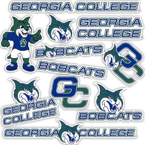 Desert Cactus Georgia College Sticker Bobcats GC Vinyl Decals Laptop Water Bottle Car Scrapbook T2 (Type 2)