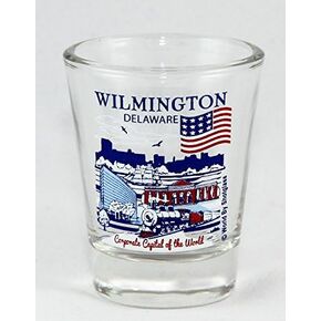 Wilmington Delaware Great American Cities Collection Shot Glass