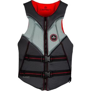 O'Brien Mens Aviator USCGA Neoprene High Performance Life Jacket for Skiing, Surfing, Wakeboard & PWC