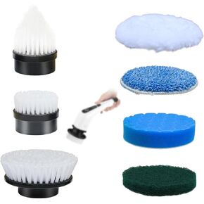 Leebein ANS-8050 Electric Spin Scrubber Replacement Brush Heads, 7pcs Extra Brush Accessories Kit for Leebein ANS-8050 & ANS-8051 8052 Electric Cleaning Brush - Scrubber Not Included