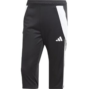 adidas Men's Tiro 24 3/4 Pants, Black/White