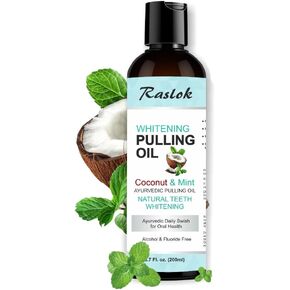 Coconut Oil Pulling, Fresh Breath and Whitening Mouthwash | Healthy Teeth & Gums, Alcohol Free, 6.7 fl. oz. (200ml)
