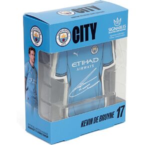Signables Kevin De Bruyne - Manchester City F.C. 2024-25 - Sports Collectible Jersey Style with Facsimile Signature - Official Signature Series