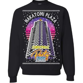 Nakatomi Plaza Christmas Party 1988 Ugly Christmas Sweater Novelty Crewneck Sweatshirt