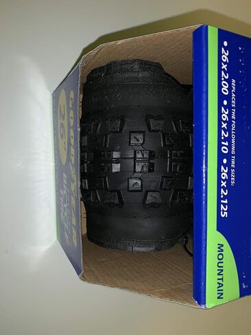 Goodyear Folding Bead Mountain Bike Tire, 26 x 2.1, Black in Saudi Arabia