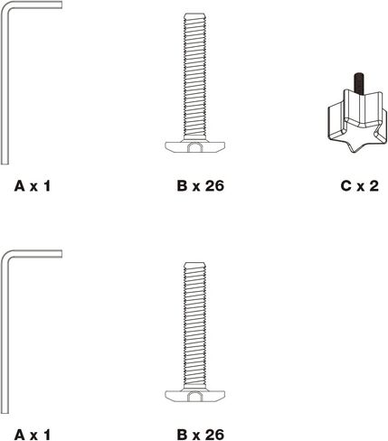 Beright Screws for 4 in 1 Pikler Triangle Gym in Kuwait