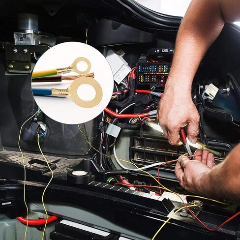 Gold 3.9mm Bullet/6.3mm Spade/Ring Fork Spade Wire Connectors Male Female 280Pcs, 3.9mm Double Bullet Crimp Terminal Quick Splice Wire Connector with Insulation Sleeve for Motorcycle Car Audio Speaker in Saudi Arabia