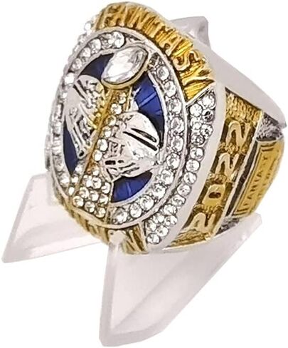 2022 Fantasy Football Championship Ring Trophy - Gold And Silver Plated | FFL Champion Ring in Saudi Arabia