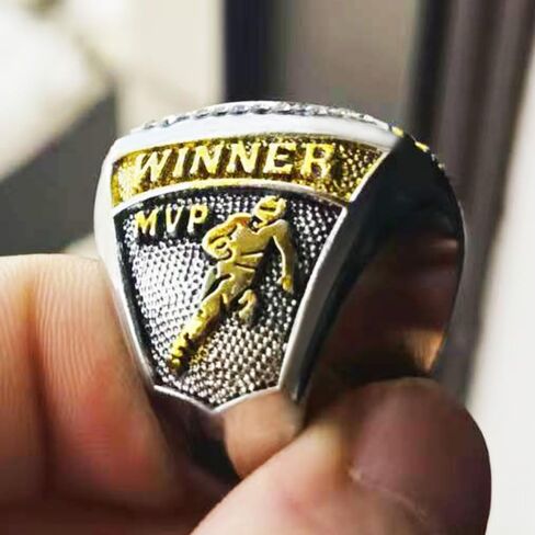 2022 Fantasy Football Championship Ring Trophy - Gold And Silver Plated | FFL Champion Ring in Saudi Arabia