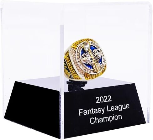 2022 Fantasy Football Championship Ring Trophy - Gold And Silver Plated | FFL Champion Ring in Saudi Arabia