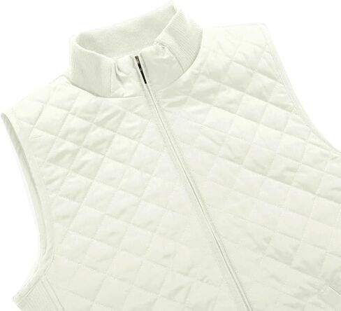 Bienzoe Women Quilted Casual Vest: Lightweight Packable Sleeveless Jacket in Saudi Arabia