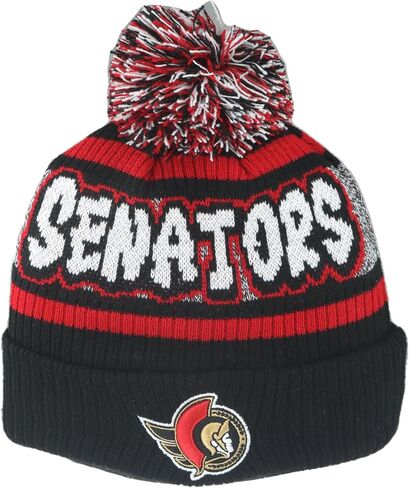 ZHATS Unisex Kid's NHL Officially Licensed Youth Beanie Pom Rogue in Saudi Arabia
