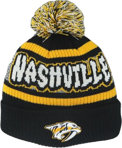 ZHATS Unisex Kid's NHL Officially Licensed Youth Beanie Pom Rogue in Saudi Arabia