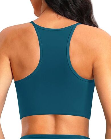 Aqua Eve Women Sport Bra Bikini Tops Racerback Swimsuit Top High Neck Bathing Suit Tops Tops Tops Tops No Lott in Kuwait