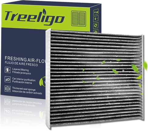 CF10388 Cabin Air Filter Compatible with Nissan & Infiniti Models - Titan 2004-2015, Armada 2005-2015, NV2500 NV3500 2012-2014, QX56 2004-2010 - V8 5.6L Coconut Shell Activated Carbon Filter in Saudi Arabia