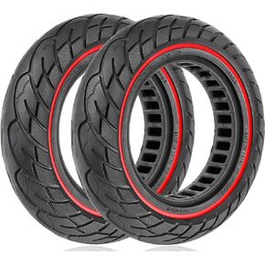 SYACHI 2PCS 10x2.50 Scooter Tire for Segway Ninebot MAX G30 G30P G30LP/Hiboy S2 MAX No Inflation, No Maintenance, No Piercing 60/70-6.5 Electric Scooter Replacement Wheel