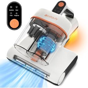 Bestauty Bed Vacuum Cleaner, 500W Mattress Cleaner with UV, 7-16Kpa 2 Levels of Adjustable Powerful Suction Mattress Vacuum Cleaner, 6 Stage Filtration System for 99.9% Filtration, Lightweight, Corded