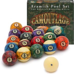 Aramith Camouflage Billiard Pool Ball Set 2 1/4"