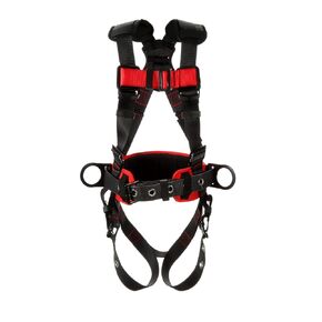 3M Personal Protective Equipment Construction Style Positioning Harness 1161308, Black, Small, 1 Each/Case
