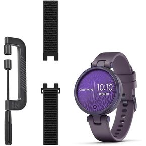 Sport Mesh Strap Compatible with Garmin Lily GPS Smartwatch Bands Woven Nylon Replacement Accessory Watch Wristband with Remove Band Tool