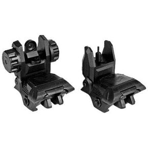 Polymer Flip up Backup Sight Front and Rear Sight