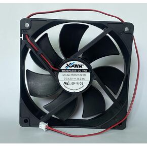 RDM1225B DC12V 0.23A 12CM 12025 2-Wire Cooling Fan for RDM1225B DC Fan