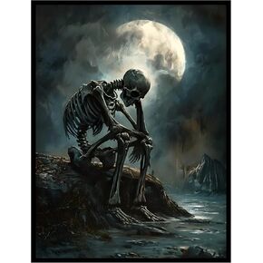 Graphene Series (Depressed Skeleton) - 105ct Textured Matte TCG/MTG Art Sleeves