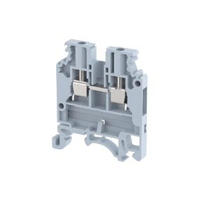 DIN Rail Terminal Blocks Elmex UL Screw Type 35mm (KUT2.5N, Gray, 25, KUT2.5N-GY)