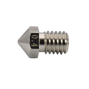 4pcs 3D Printer M6 Thread Plated Wear Resistant V6 Nozzle 0.4mm / 3.0mm Compatible with V5 V6 Hotend/Titan Aero extruder/Ultimaker 2+ Extended Olsson Block Hotend (4pcs 0.4mm)
