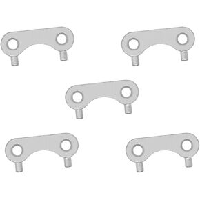 5Pcs Boat Gas Cap Key,316 Stainless Steel Marine Boat Cap, Boat Gas Cap Key, Boat Gas Tank Key, Gas Replacement Key for Fuel Water Tank，Boat Fuel Cap Key, Marine Spare Key Replacement for Boat Yacht