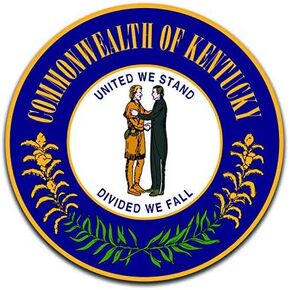 Kentucky State Seal (2 Pack) Vinyl Decal Sticker - Car Truck Van SUV Window Wall Cup Laptop - Two 5 Inch Decals - MKS0904