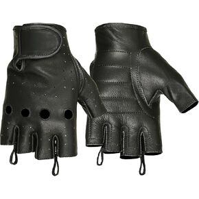 Hugger Affordable Unlined Fingerless Summer Riding Glove
