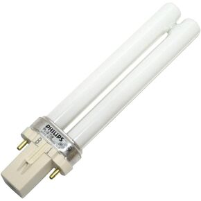 Philips 148734 - PL -S 7W/841/2P ALTO أنبوب واحد 2 دبوس قاعدة مصباح فلوريسنت مضغوط